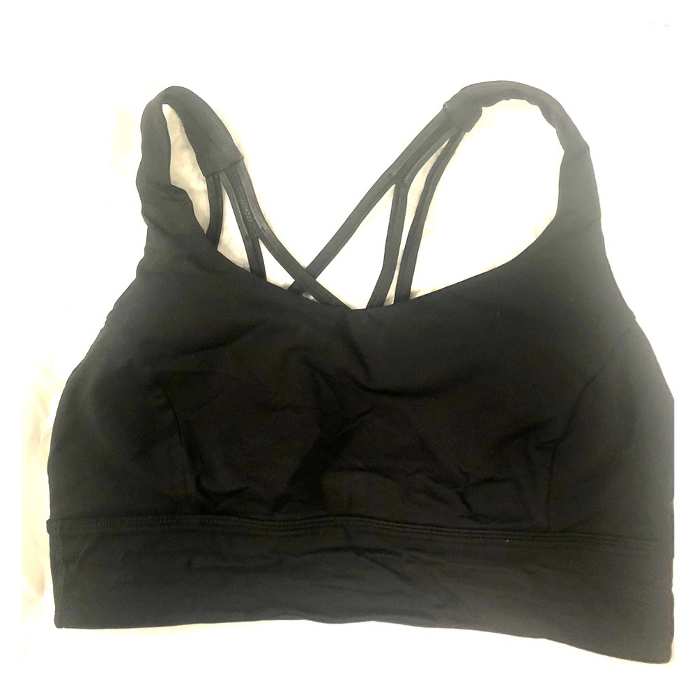 Lululemon black sports bra